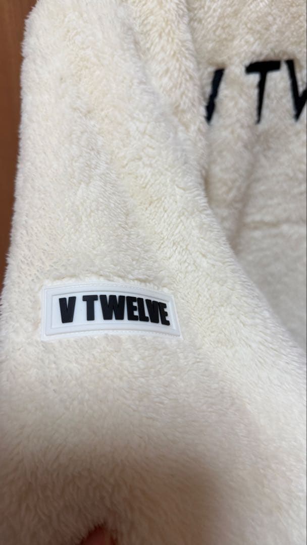 ミルク　V TWELVE ボアジャケット　背面ロゴ　裏地付　メンズM