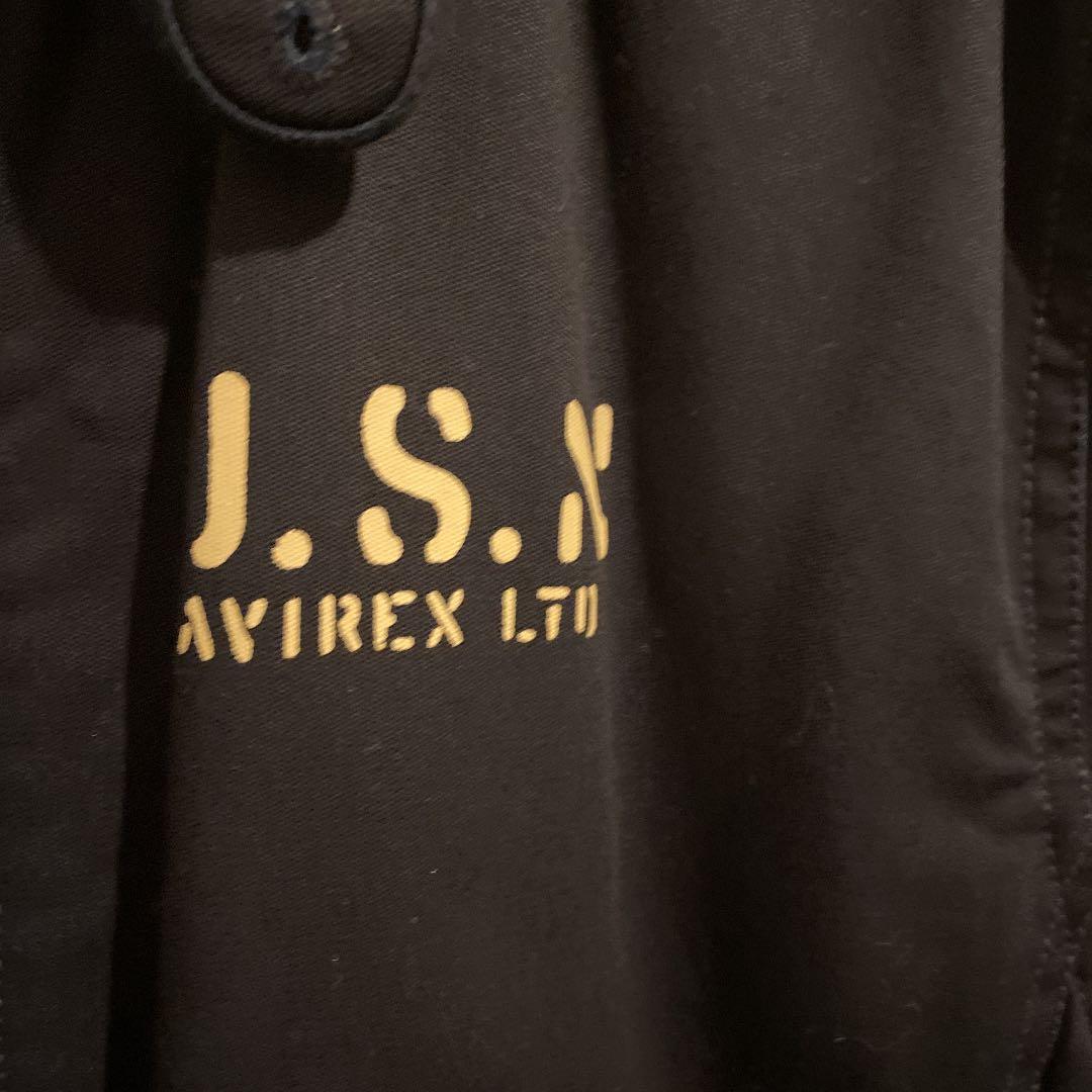 ミリタリーコート　ネイビー