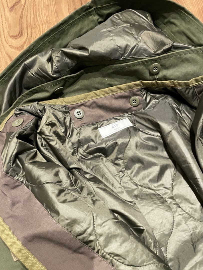 【417 EDIFICE】3WAY M65 モッズコートライナー・フードセット