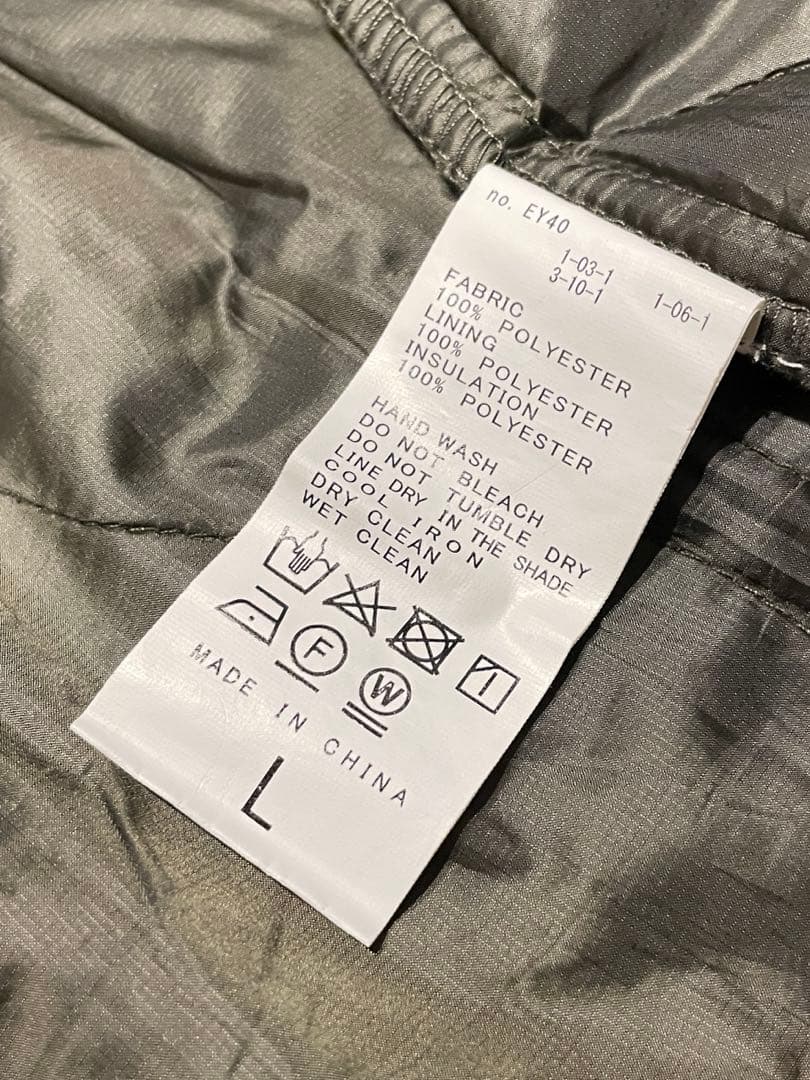 【417 EDIFICE】3WAY M65 モッズコートライナー・フードセット