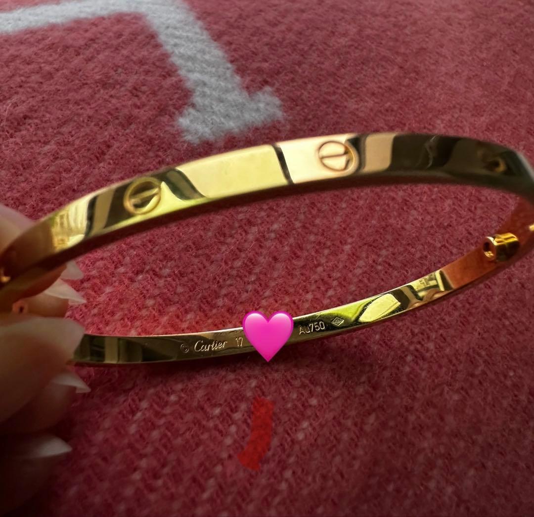 お値下げ中❗️カルティエ ラブブレスレット スモール