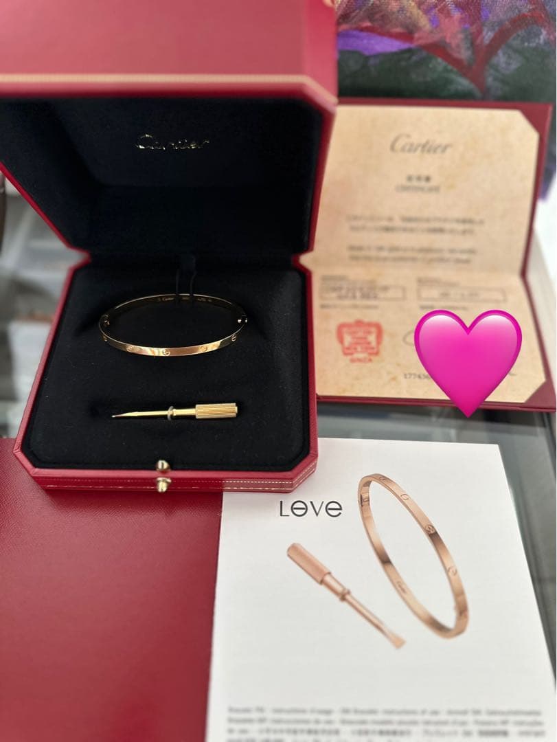 お値下げ中❗️カルティエ ラブブレスレット スモール