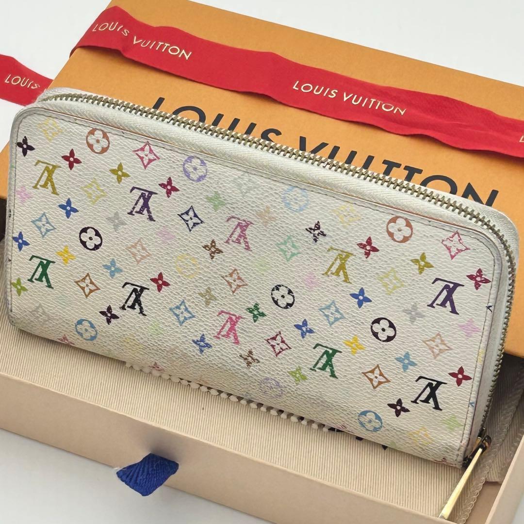 ルイヴィトン モノグラム マルチカラー ジッピーウォレット 長財布