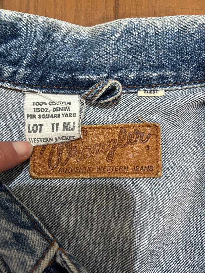 Wrangler 11mjデニムジャケット Lサイズ90s復 刻日本製