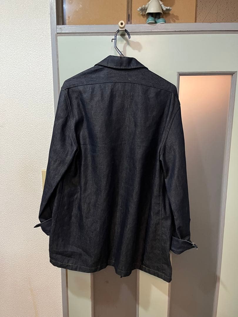 y's for men デニムハーフコート　インディゴ　サイズL