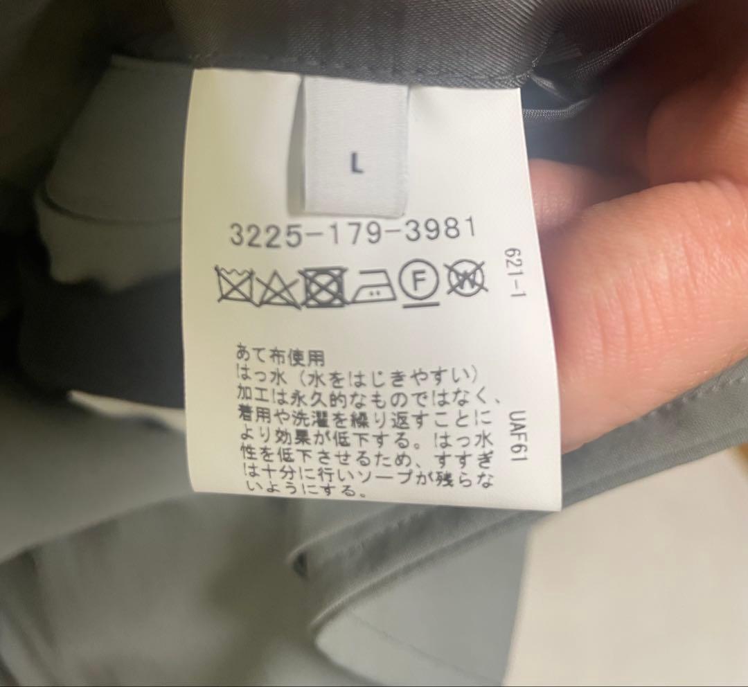 green label relaxing ステンカラーコート オリーブ ‐撥水‐