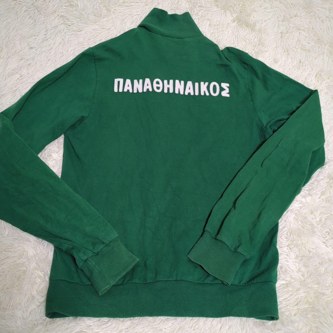 アディダス　トラックジャケット　万国旗　パナシナイコス　刺繍ロゴ　サッカー　Ⅿ