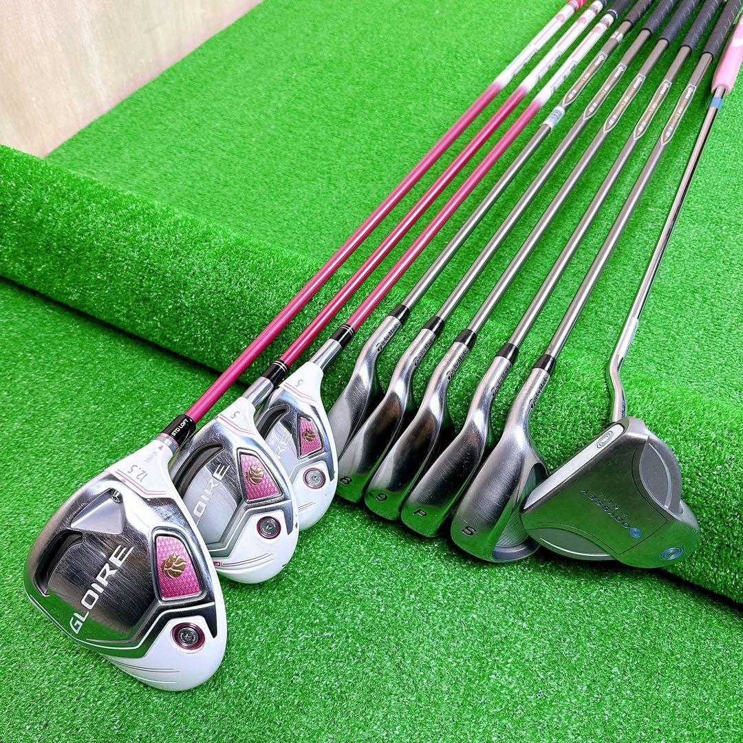 【レディース】 TaylorMade GLOIRE r5 クラブセット 9本 L