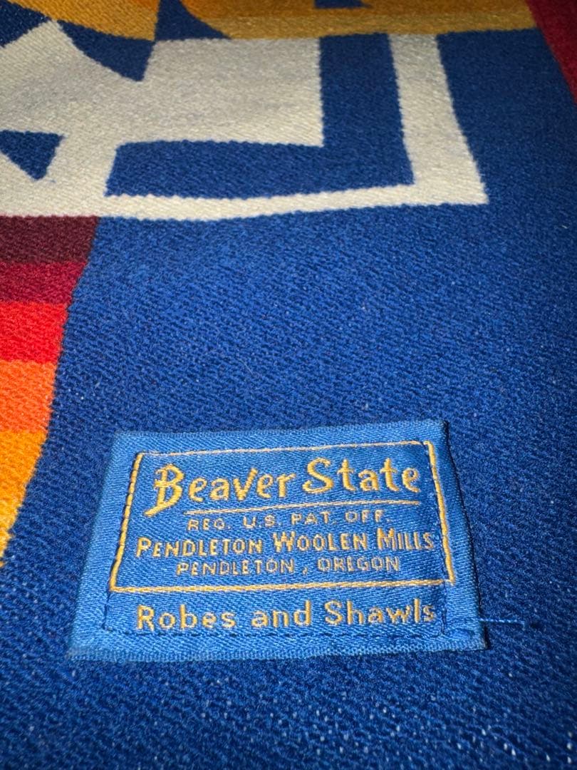 ニ*フ様 Pendleton 186cm x 165cm 大判ウールブランケット