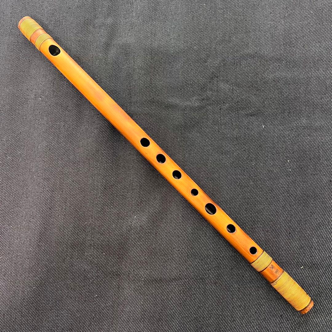 篠笛 笛処 蘭照（蘭情）8本調子 唄用 天地籐巻 - メルカリ