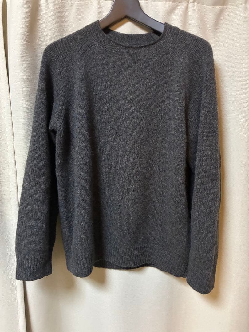 NAHYAT×VELVET ナヤット 2025AW クルーネックニット GRAY