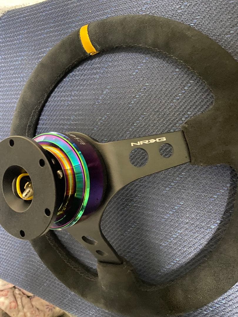 NRG 35Φ 黒/黄マーク 正規輸入品NRG クイックリリースキットセット