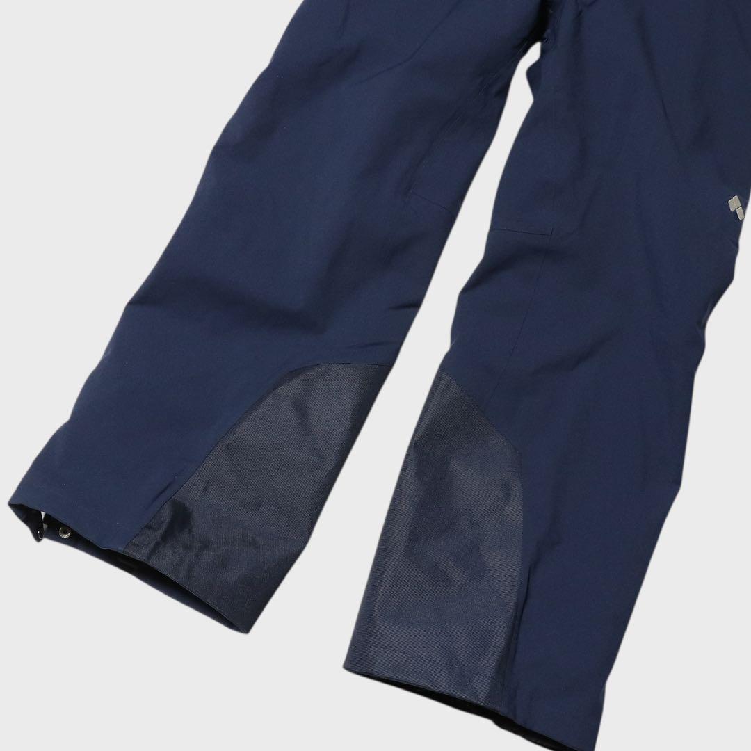 未使用級★mont-bell★スキーウェア★スノボー★ビブ パンツ★L★ネイビー