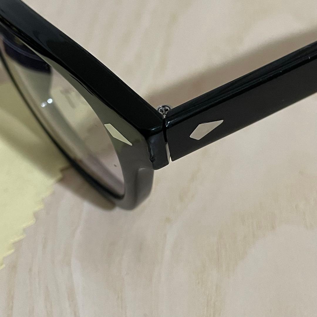 【美品】MOSCOT LEMTOSH 46 ブラック /シルバーグレー レンズ