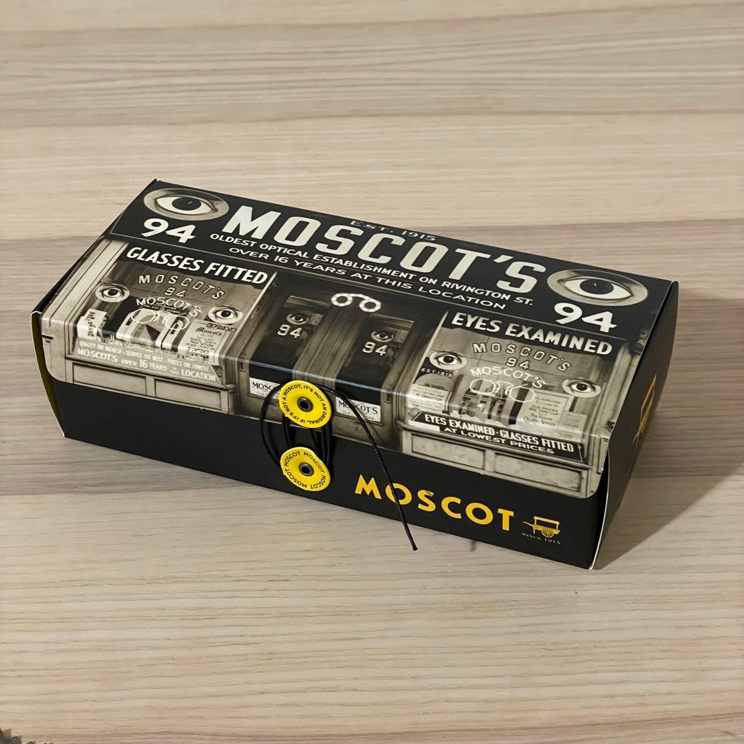 【美品】MOSCOT LEMTOSH 46 ブラック /シルバーグレー レンズ