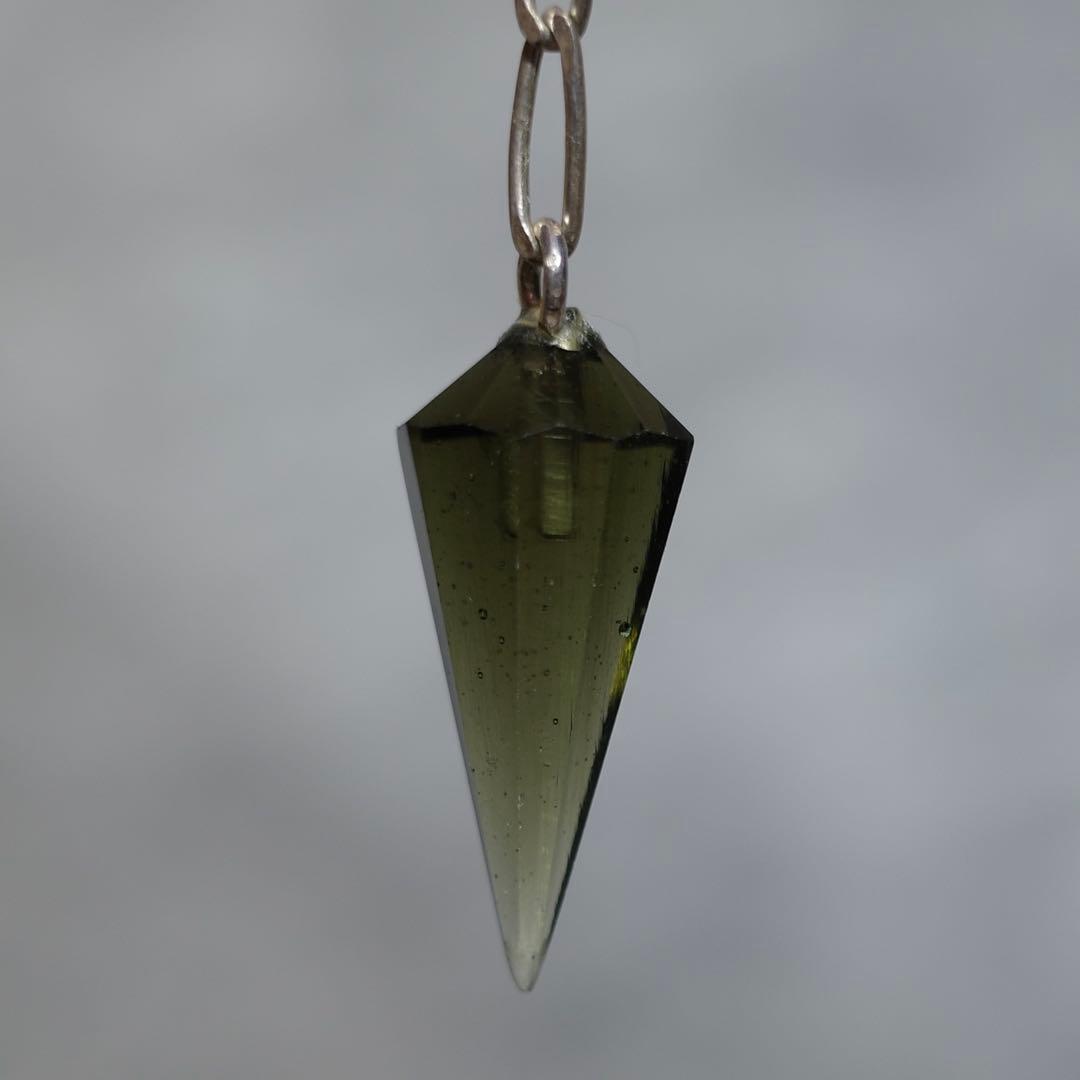 モルダバイト ペンデュラム 鑑別書付きの通販｜olive-branch.world