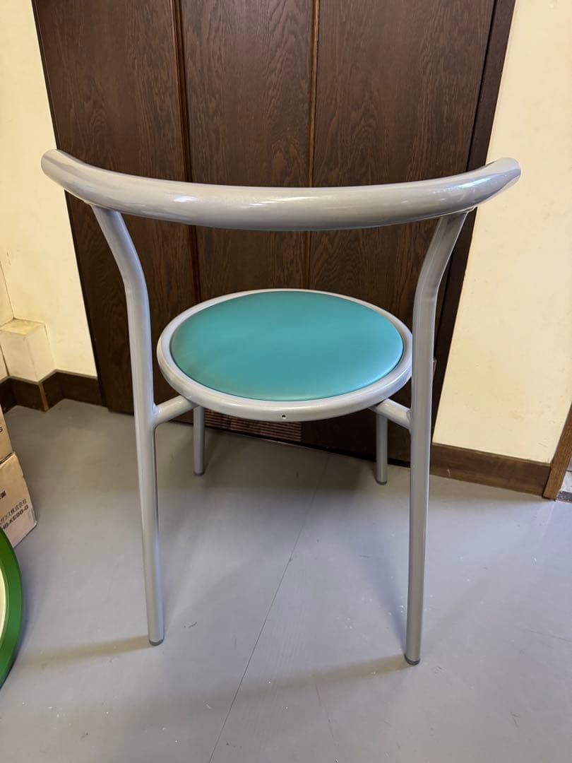 AICO アイコ スツール 丸椅子 背付き スタッキングチェア 廃盤 2セット