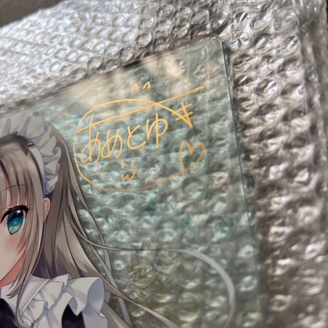 あめとゆき　4th fanbox アクリルパネル　直筆サイン入り