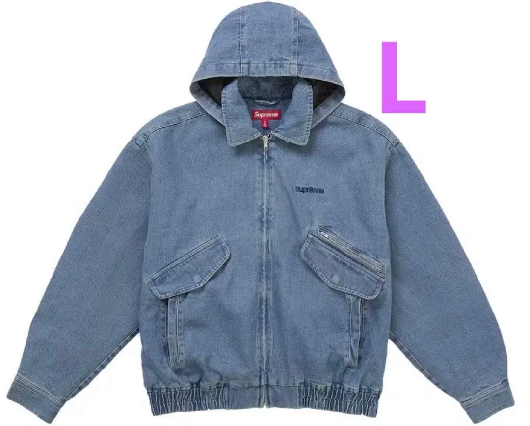 ジャケット・アウター Supreme Hooded Utility Jacket Denim L