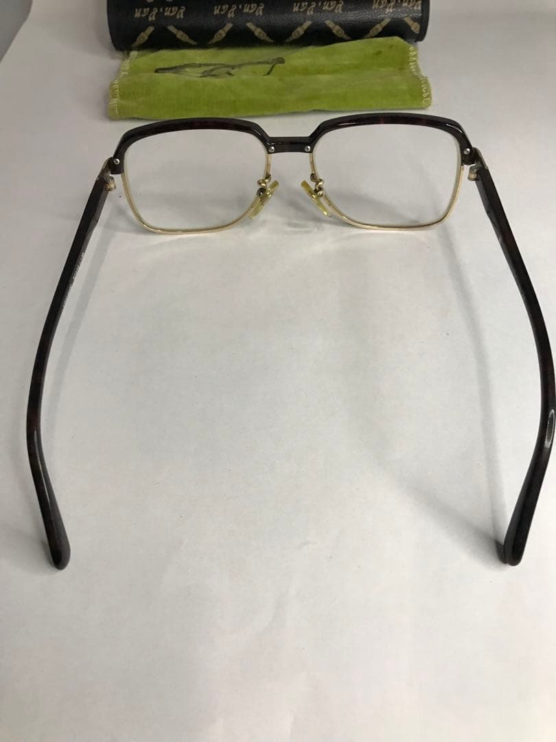 4）ブローライン べっ甲 1/20 14KGF 14金張 鼈甲 メガネ フレーム