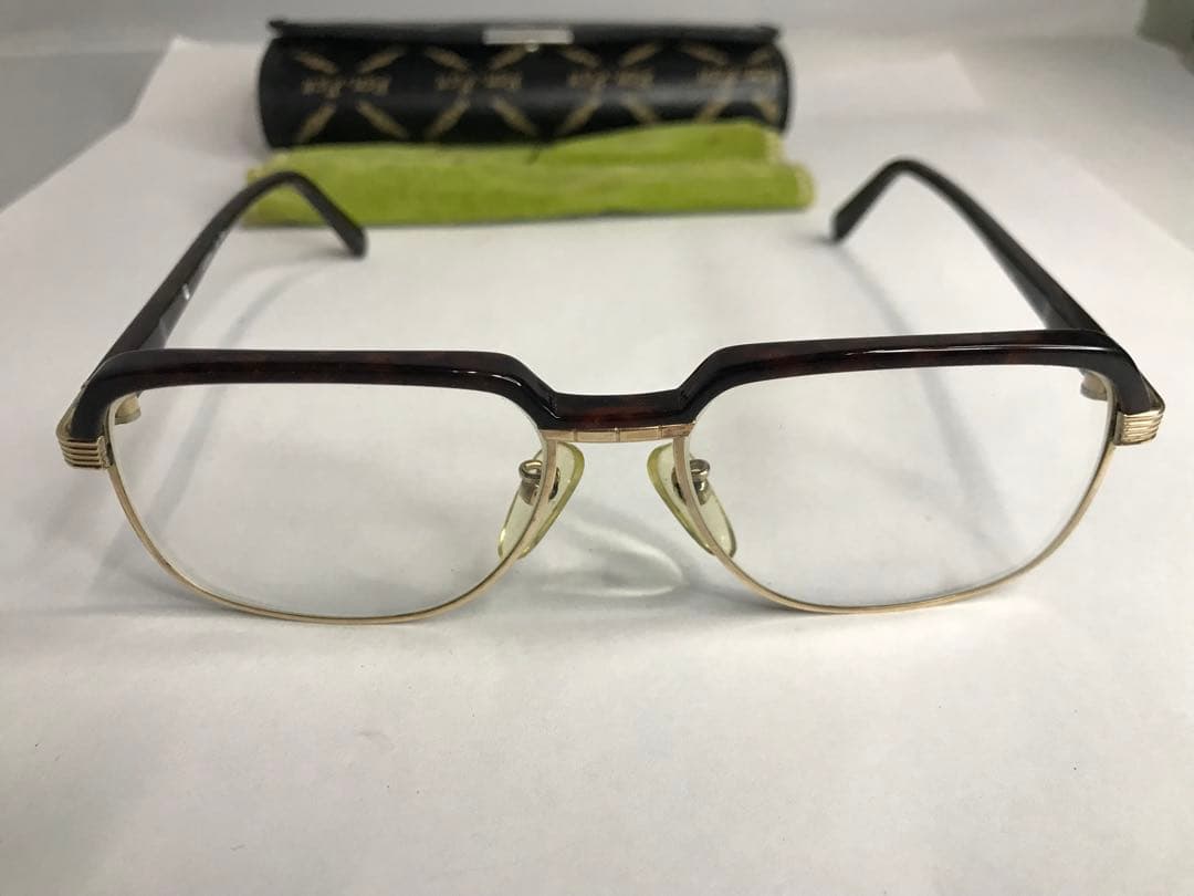 4）ブローライン べっ甲 1/20 14KGF 14金張 鼈甲 メガネ フレーム