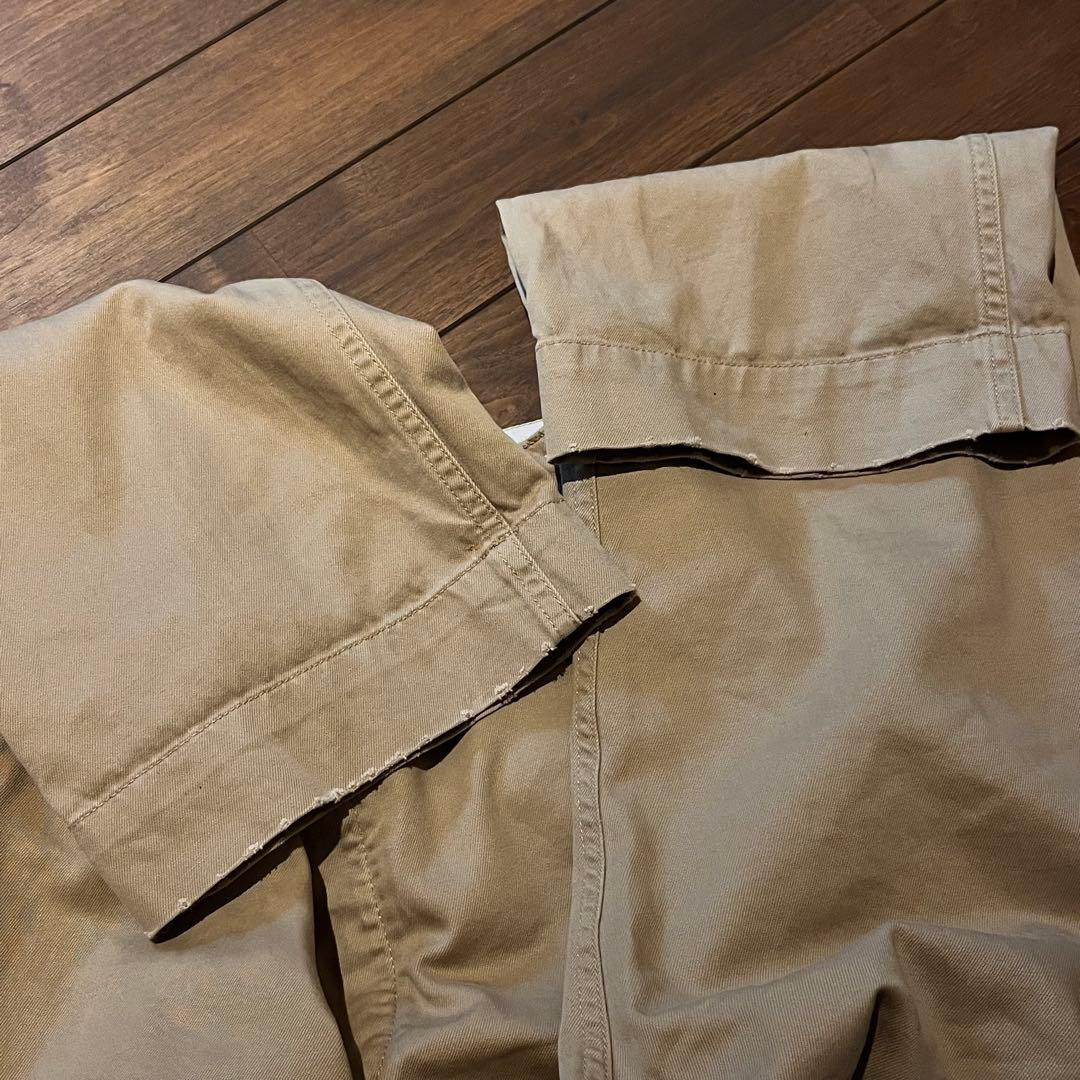 RRL ビームスプラス別注 VH-63 w29ベージュ チノパン ボタンフライ