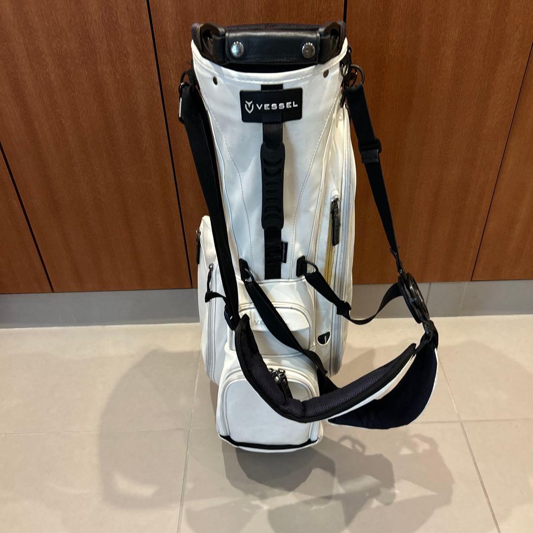 Vessel ダブルストラップスタンド付キャディバッグ【スタンド&フード訳あり】