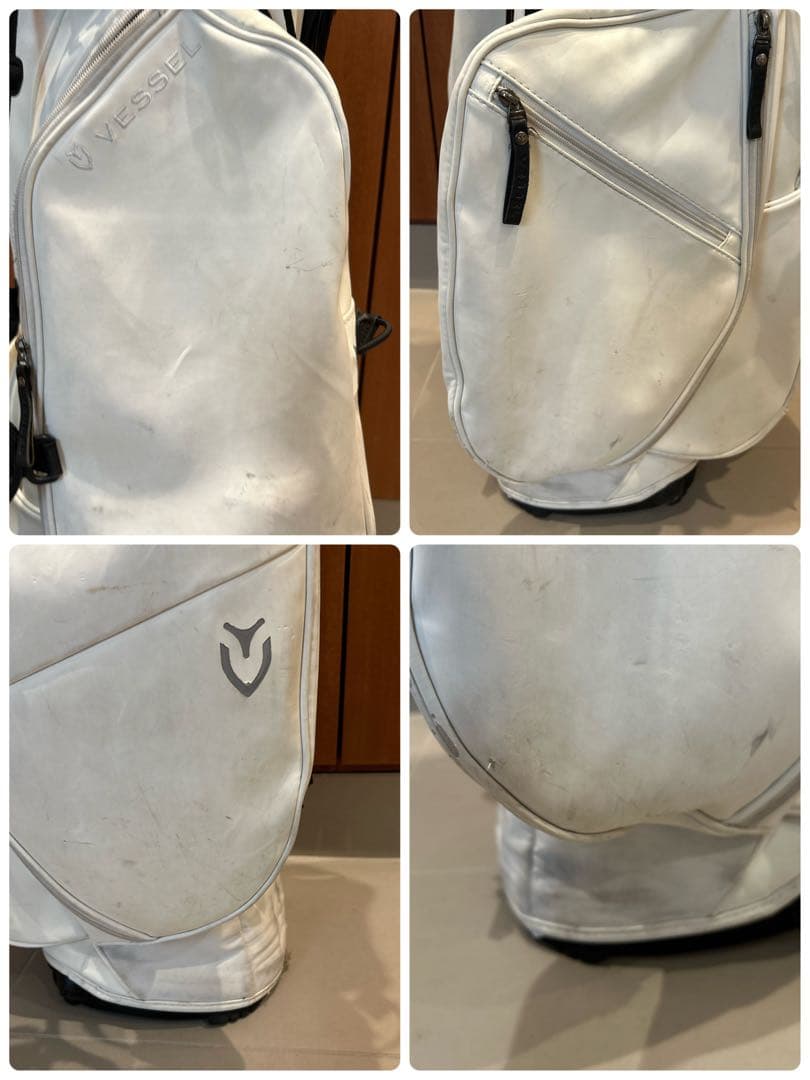 Vessel ダブルストラップスタンド付キャディバッグ【スタンド&フード訳あり】