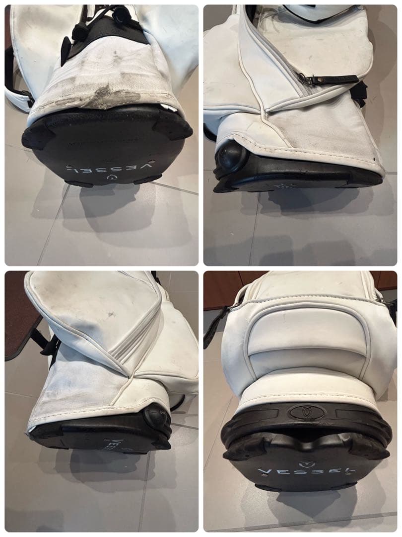 Vessel ダブルストラップスタンド付キャディバッグ【スタンド&フード訳あり】