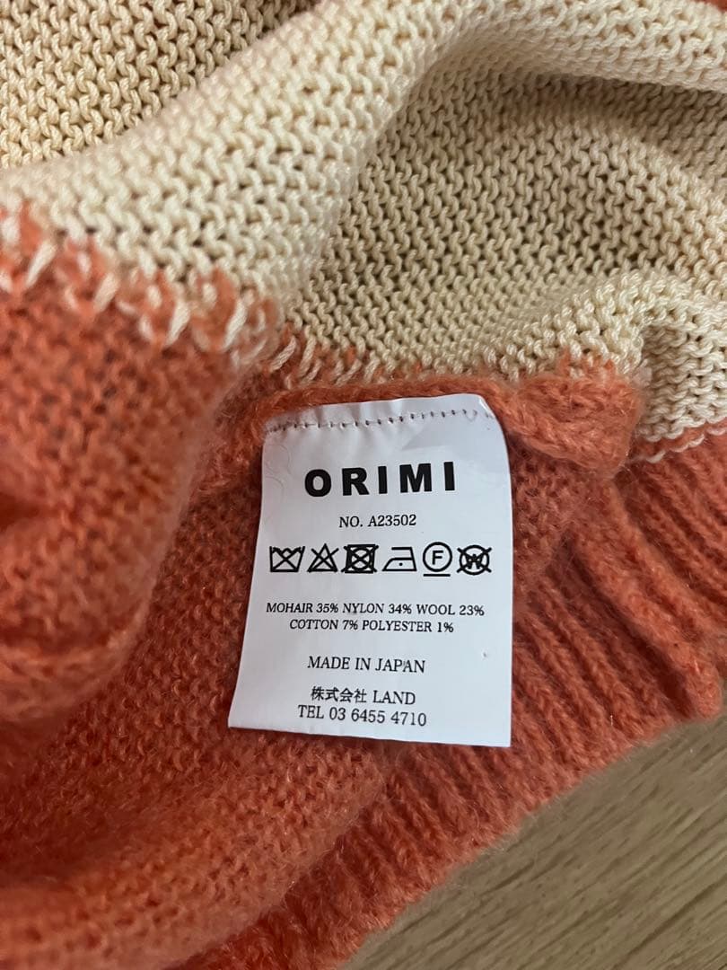ORIMI(オリミ) 23AW「DAY＆NIGHT SWEATER」モヘアニット