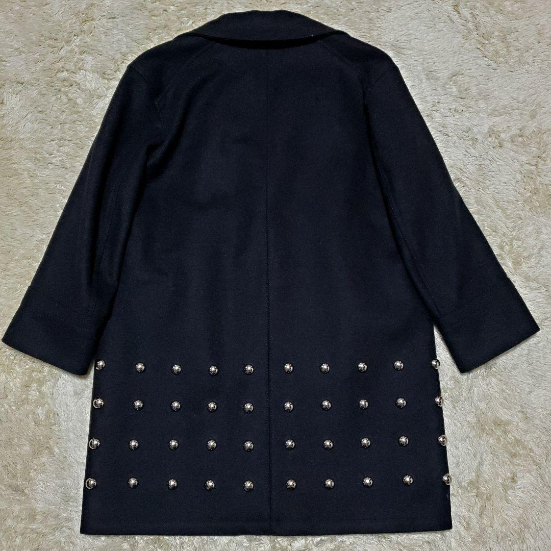 極美品✨DIESEL　BLACKGOLD　チェスターコート　スタッズ　36