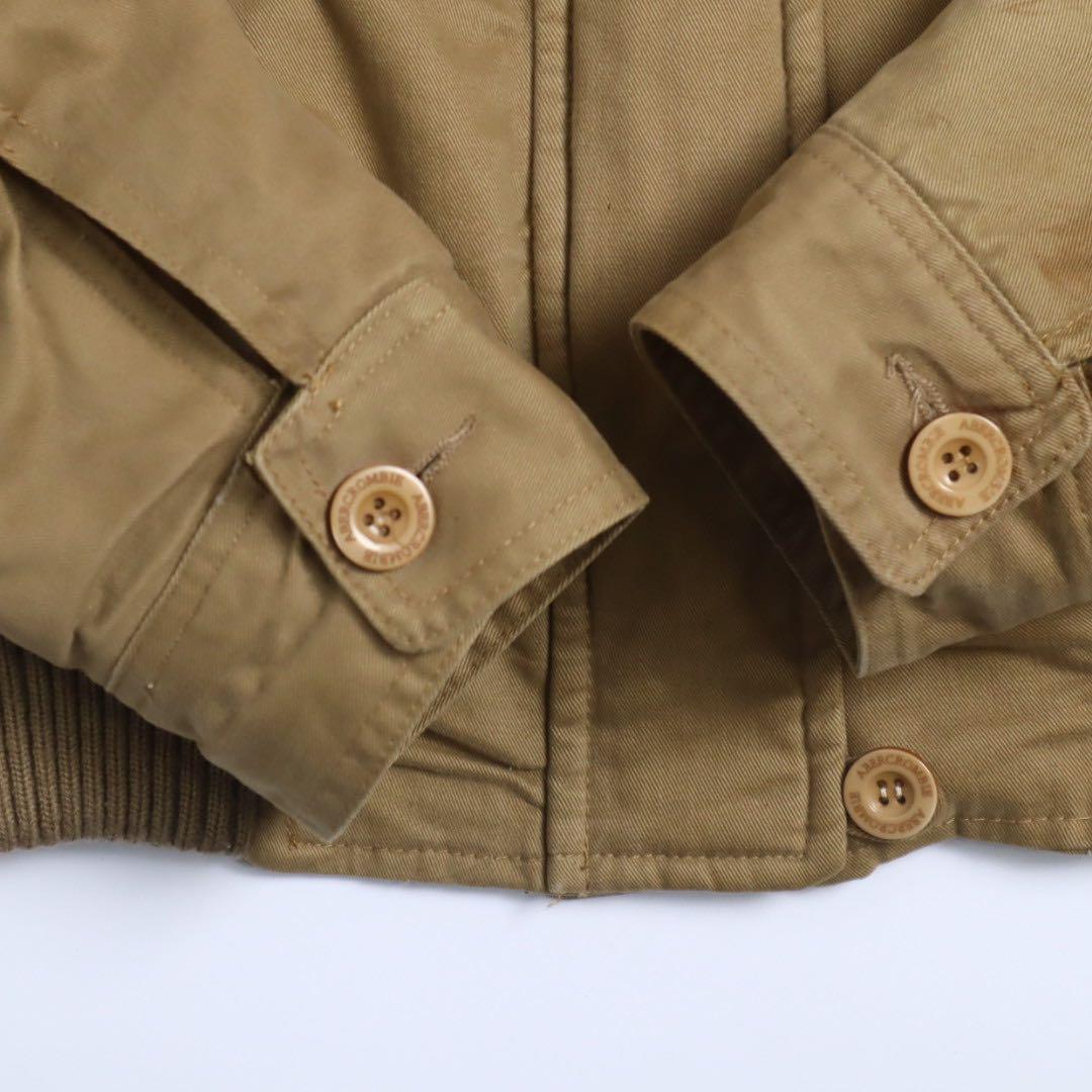 00s A&F カシミヤ混紡 n2b y2k ファー付きフード ジャケット