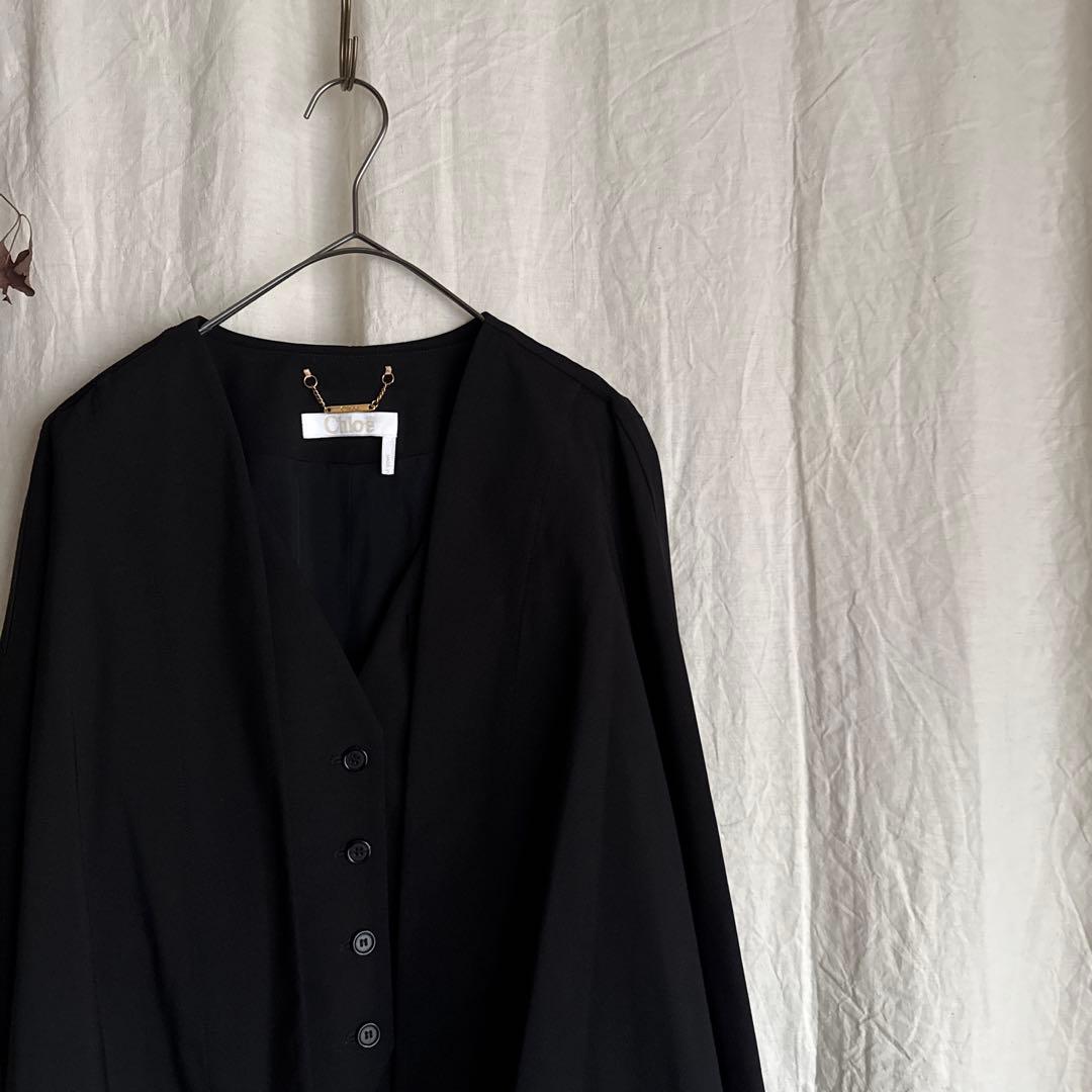 Chloe クロエ 2018AW レイヤードジャケット ポンチョコート/ケープ