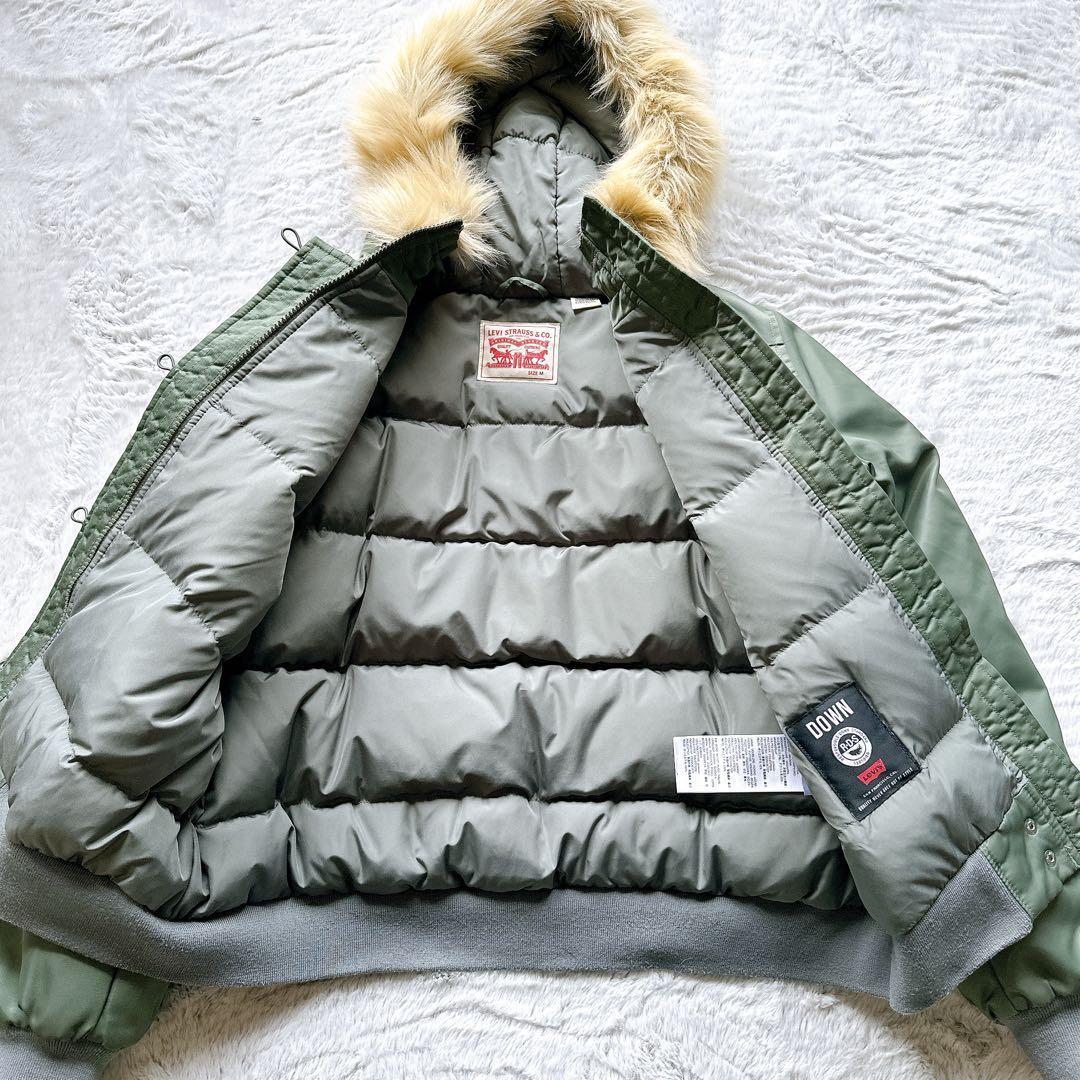 【希少】00s Levi’s N2B ダウン フライトジャケット 短丈 y2k