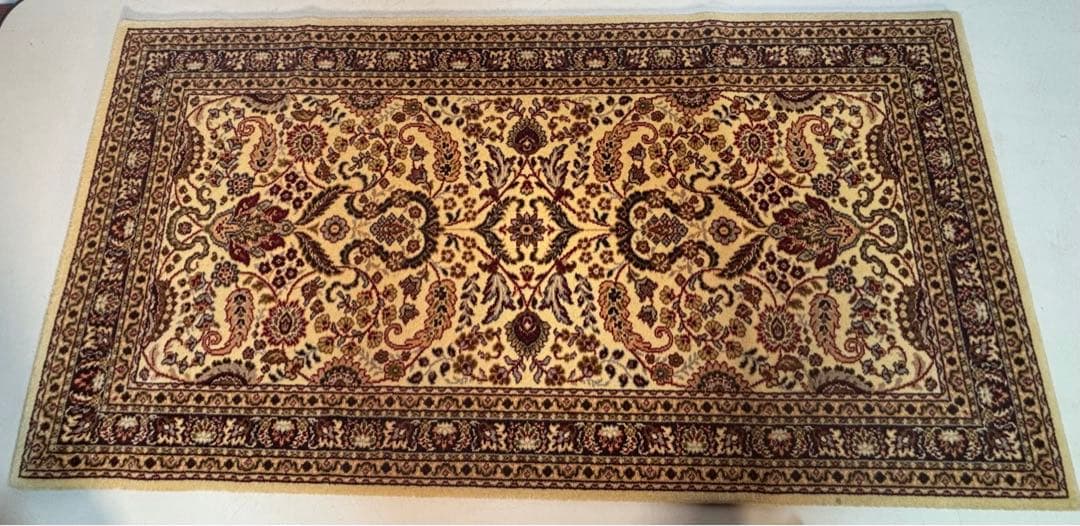 100% PURE NEW VIRGIN WOOL PILE ラグ