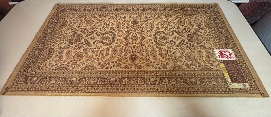 100% PURE NEW VIRGIN WOOL PILE ラグ