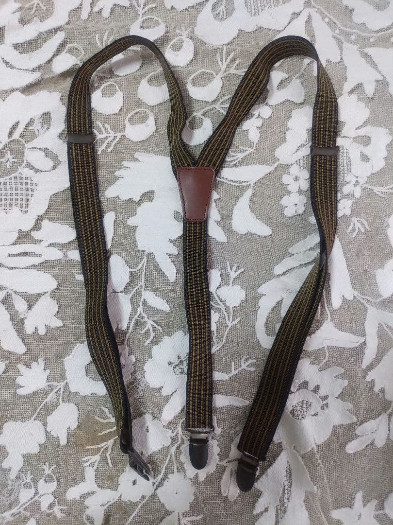 レア☆Jean Paul GAULTIERジョンポールゴルチェ☆サスペンダー黒レア