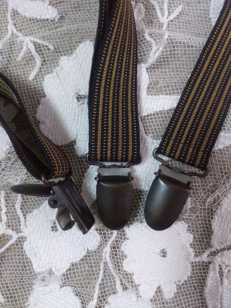 レア☆Jean Paul GAULTIERジョンポールゴルチェ☆サスペンダー黒レア