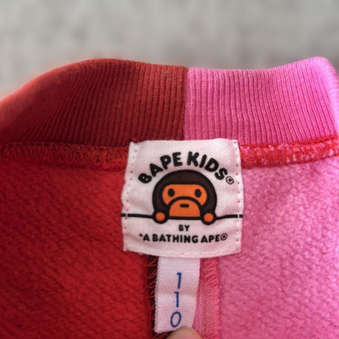 BAPE KIDS 迷彩柄 長袖カットソー 110