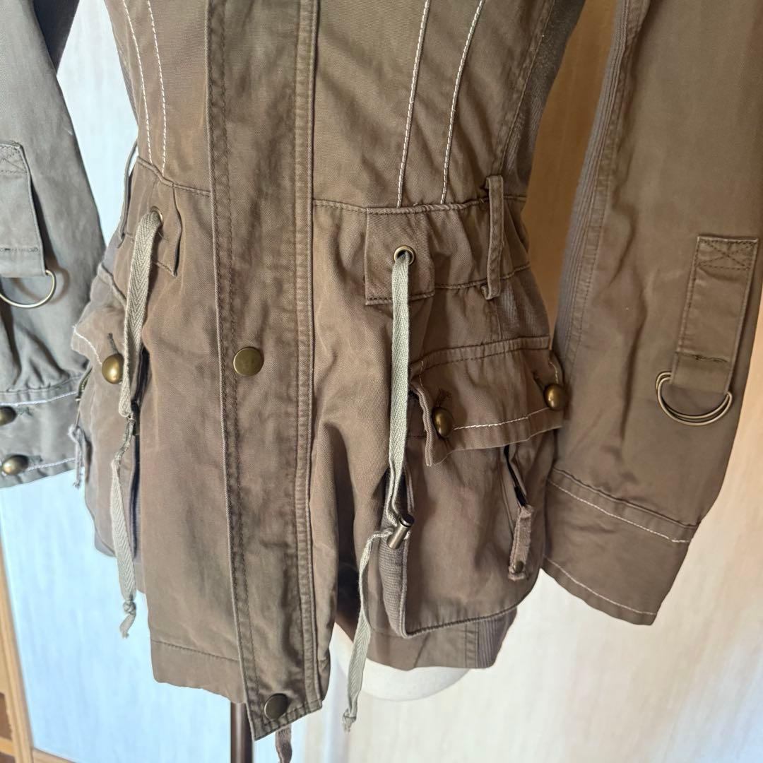 Y2K☆ヴィンテージ☆ミリタリージャケット☆フェアリーグランジ 平成