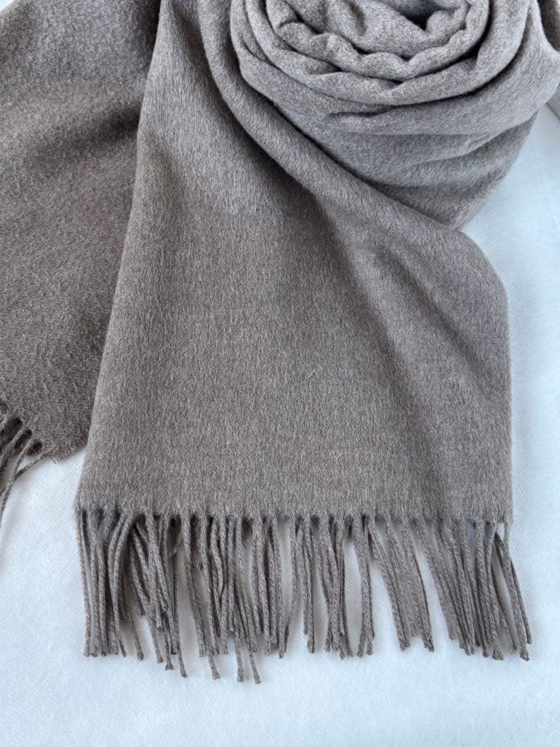 【干場義雅氏愛用】 気絶大判ストール　AVLDE(アヴォルデ) ベージュ