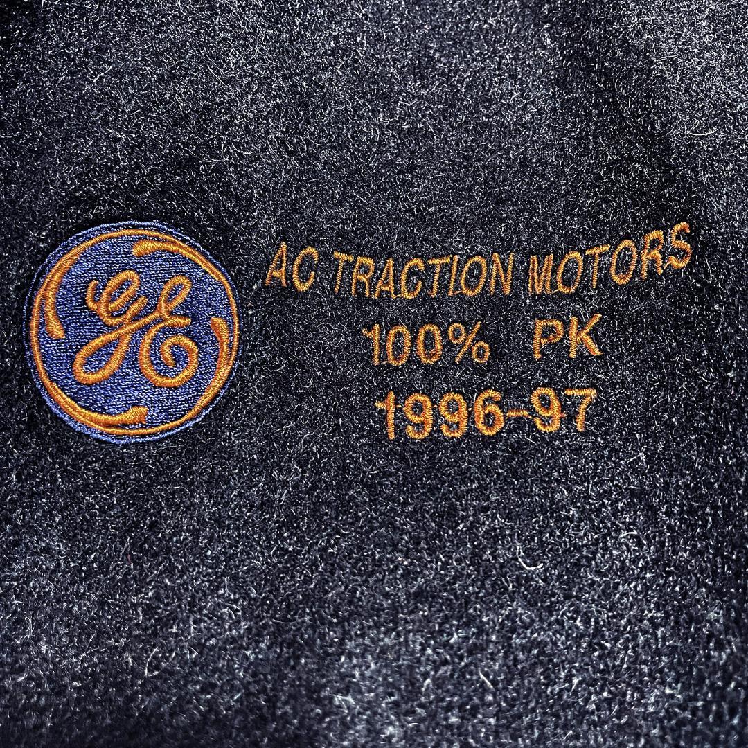 90S カナダ製 GE ゼネラル エレクトリック 列車 スタジアムジャケット