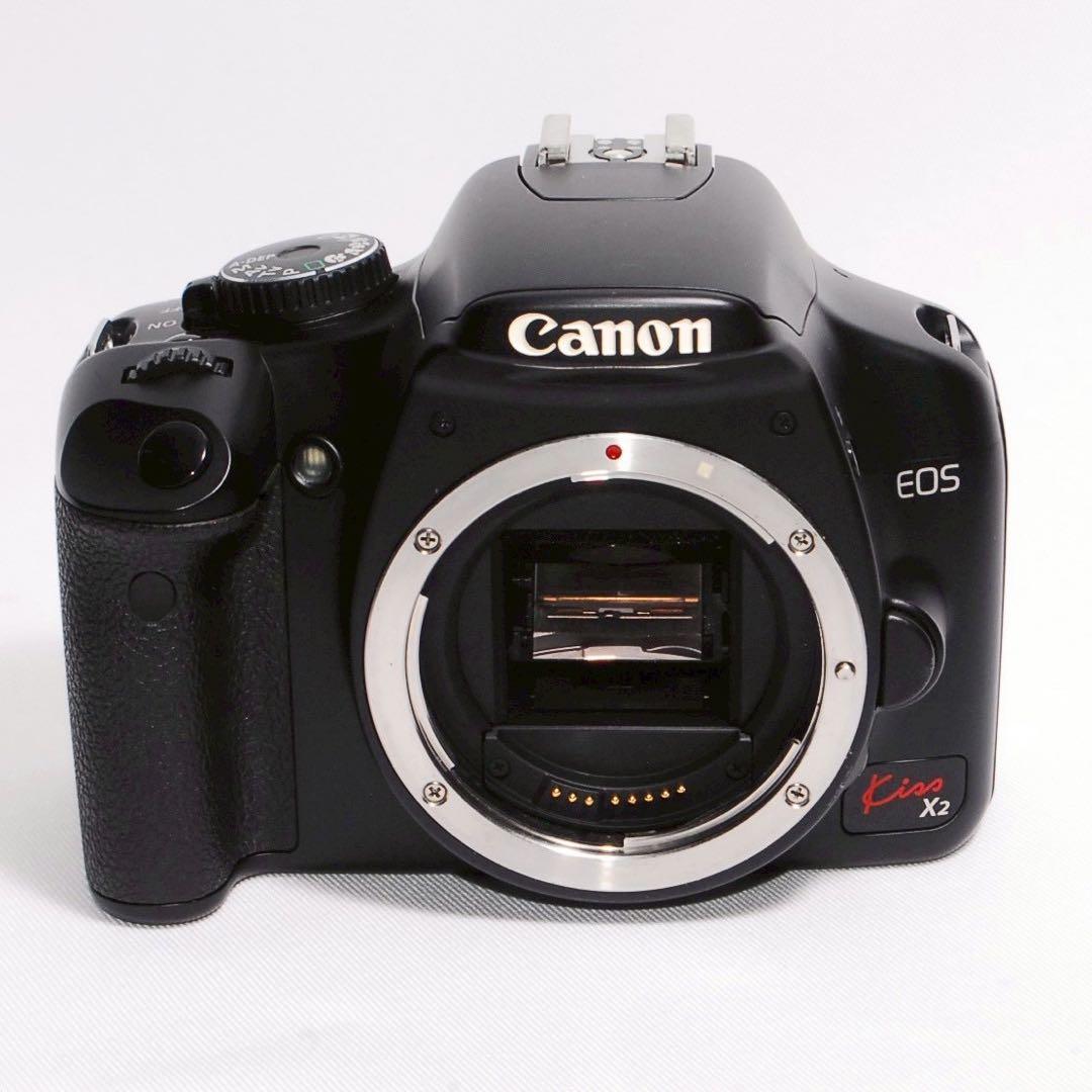 ☆思い出を綺麗に残そう☆Canon kiss x2一眼レフ ダブルズームキット