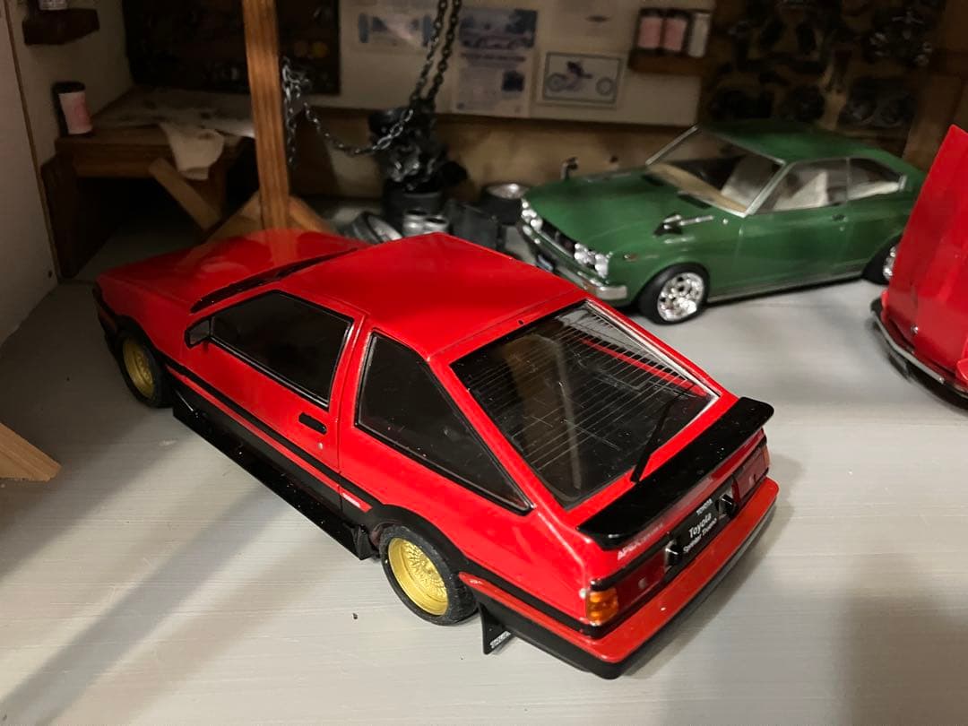 国産名車コレクション 1/24 スプリンター トレノ　スポイラー付き