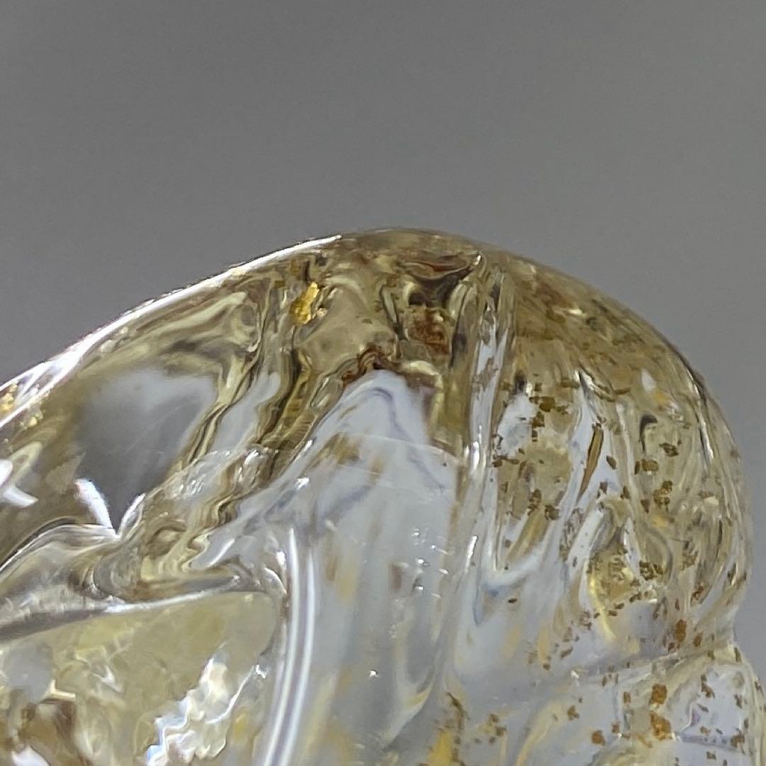 ムラーノ ベネチアングラスフィギュリンペア高さ18.7・18㎝東な7-0305③