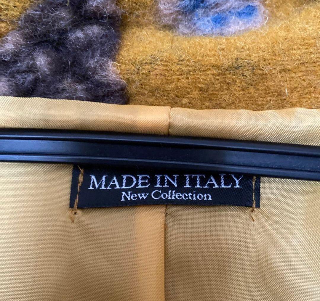 イタリア製　圧縮ウールコート　可愛いと褒められる愛されコート