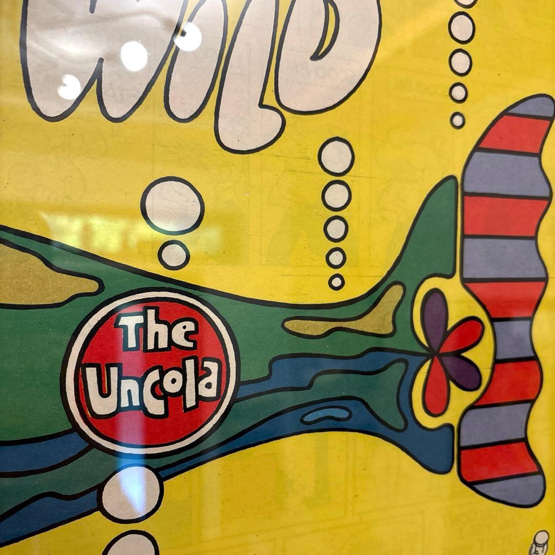 1971年　セブンアップ　アドバタイジング　ポスター　ピーターマックス　アメトイ