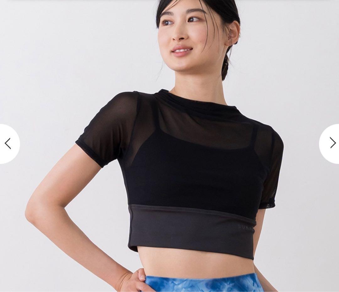 SUKALA シアーレイヤードキャミブラトップ ブラック L - メルカリ