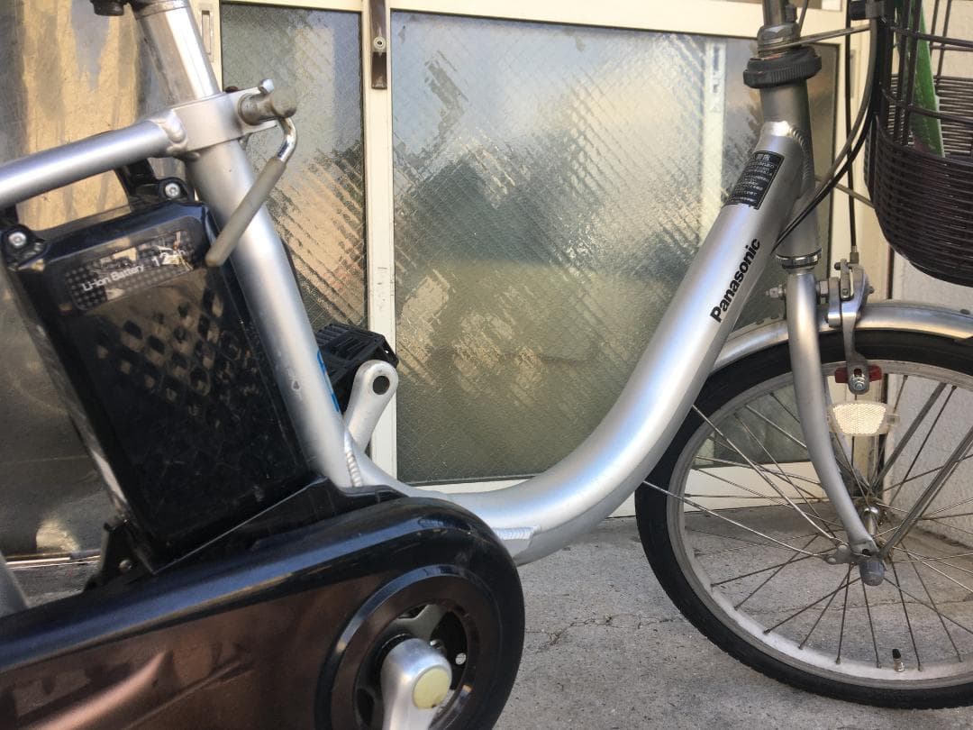 地域限定送料無料　ビビ　LS　12AH　軽量モデル　シルバー　神戸市　電動自転車