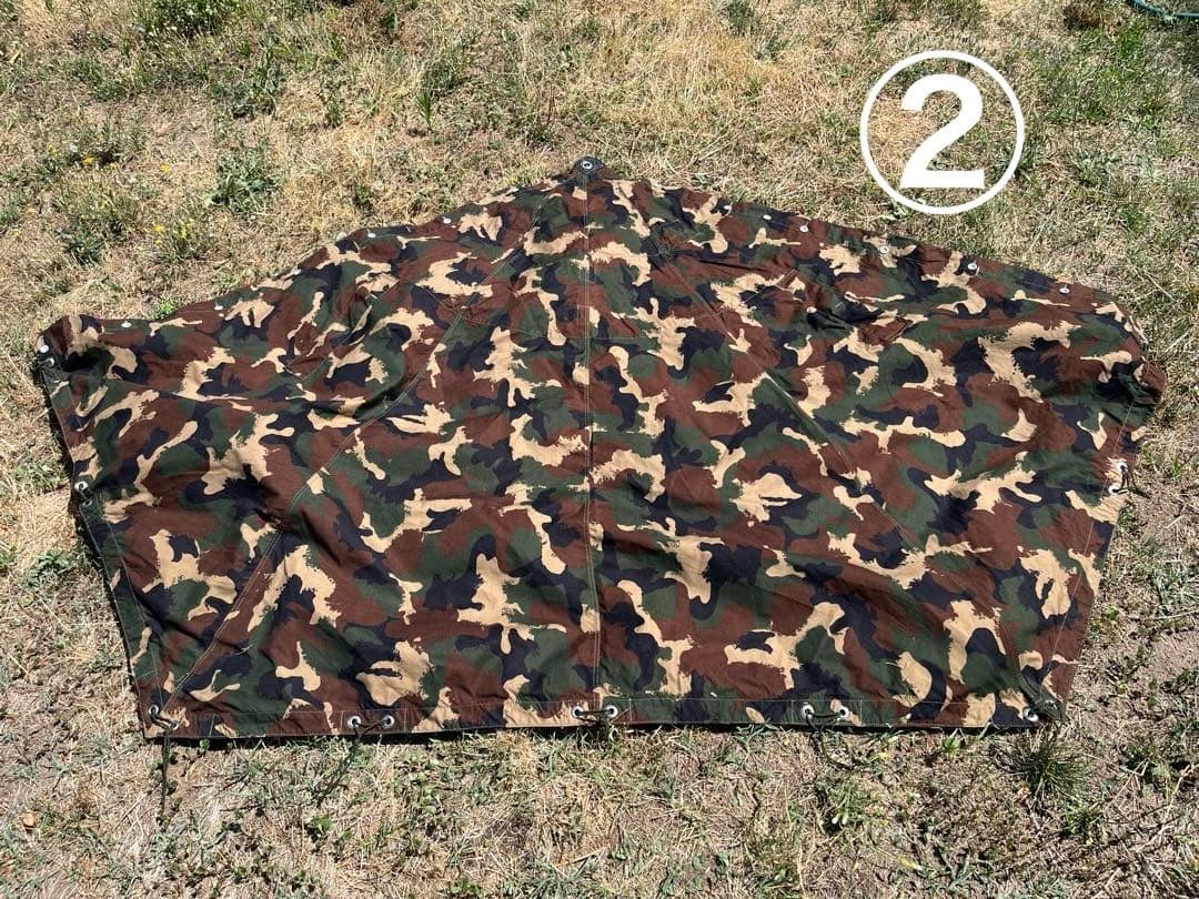 [ikamania0914 ]ハンガリー軍幕　M90カモ 軍幕　2枚